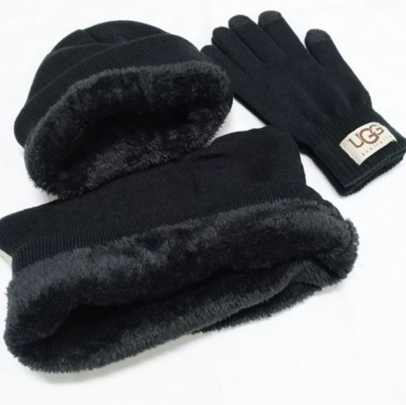 🎁🆕️Hat Scarf Glove 3pc UGG Gift Set - Picture 4 of 8